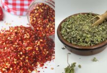 चिली फ्लेक्स और ओरेगेनो मीनिंग हिंदी में । Chilli flakes and oregano meaning in Hindi Chilli flakes and oregano meaning in Hindi